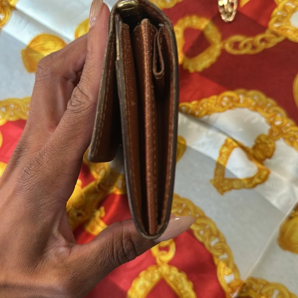 Louis Vuitton Monogram Coated Canvas Wallet with unbranded chain Made in France - Picture 5 of 8